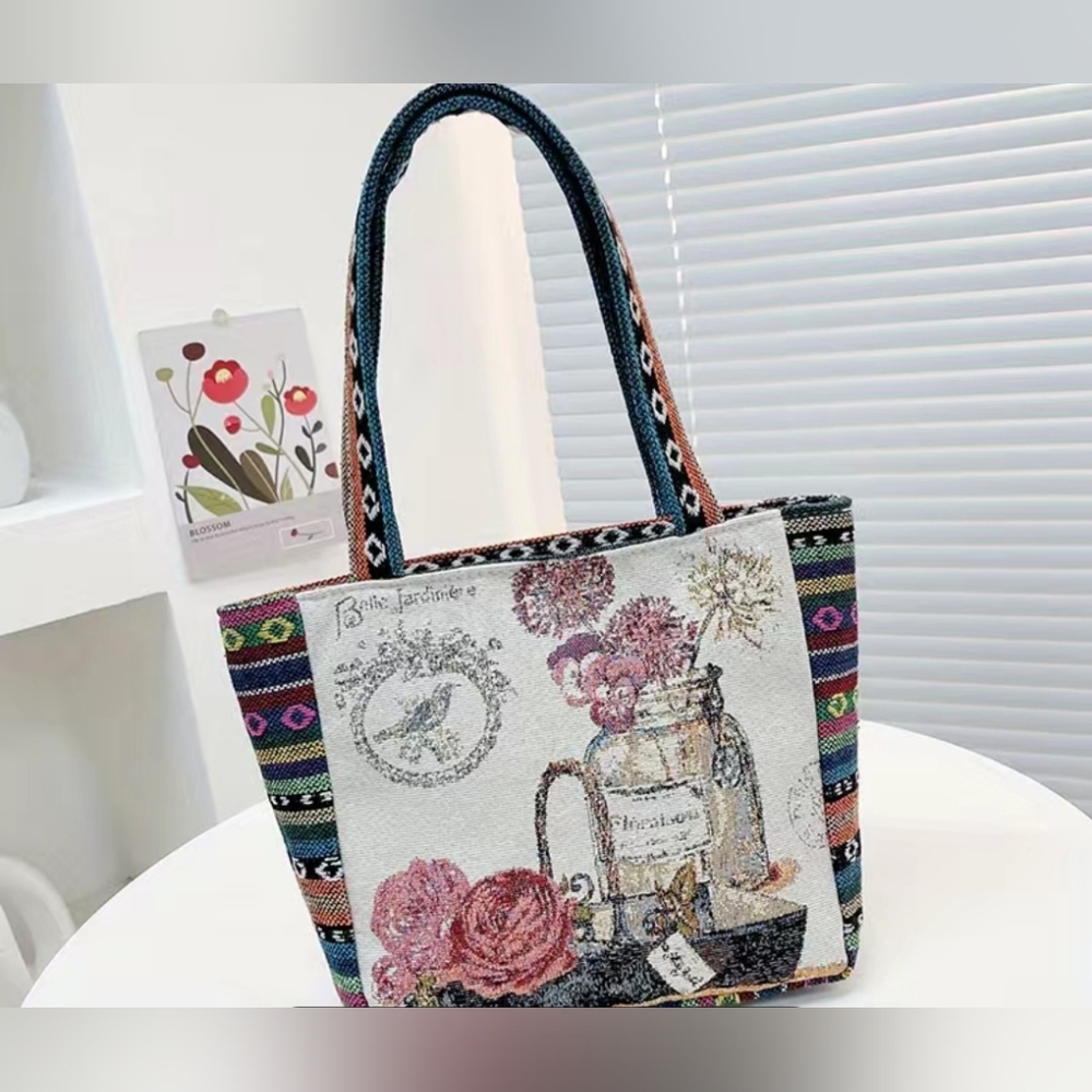 Embroidery Mini Handbag